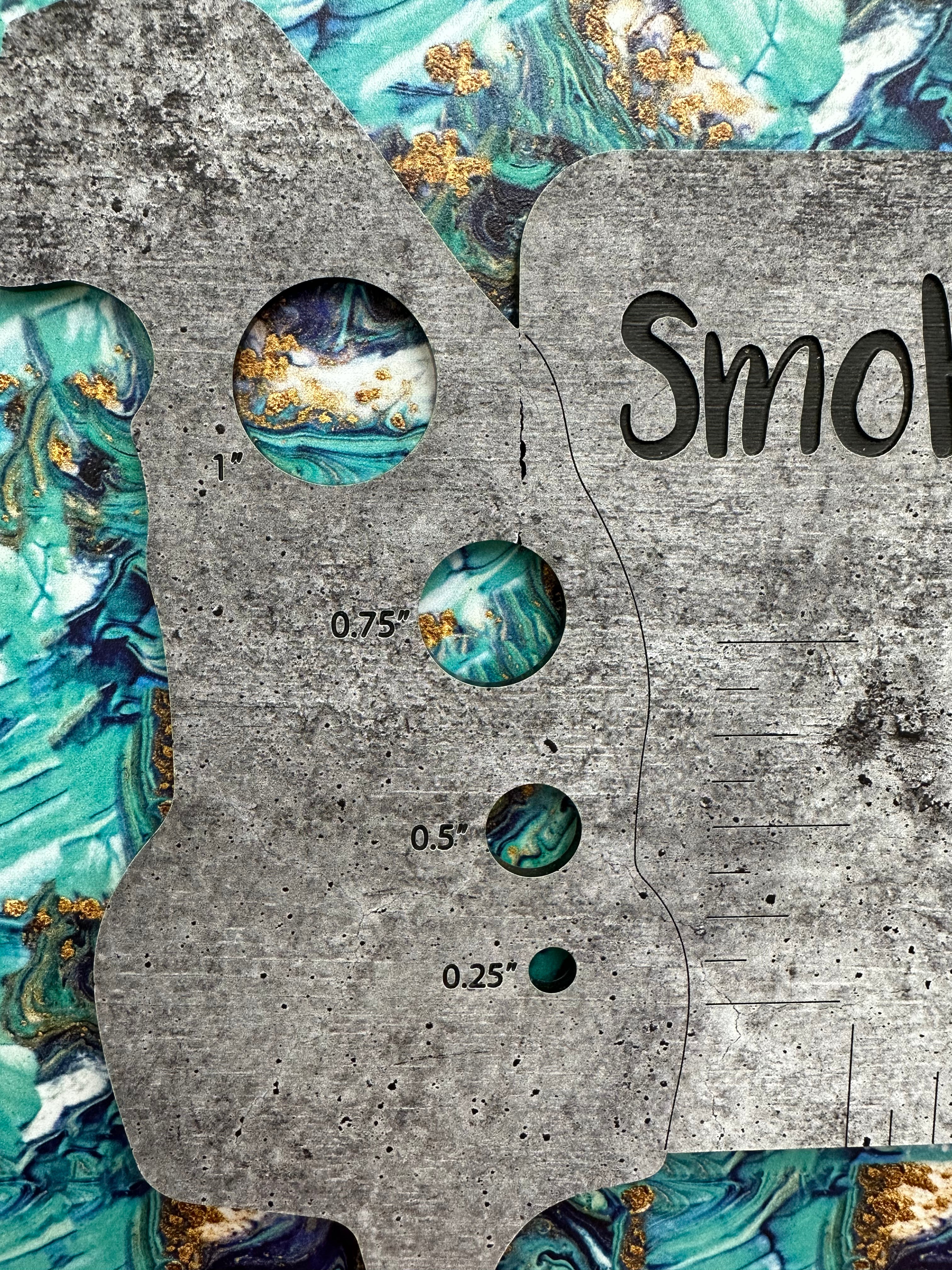 PatternPly® Full Coverage Teal and Gold Glitter* Swirl product photo 4