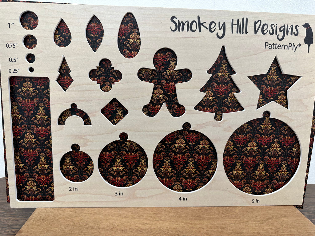 PatternPly® Full Coverage Victorian Christmas Damask product photo 2