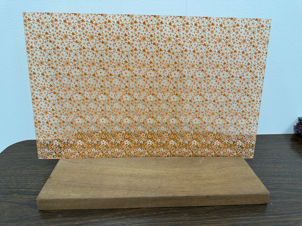 PatternPly® Scattered Micro Orange Floral product photo 3