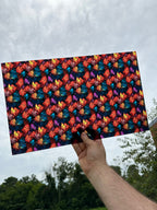 PatternPly® Transparent Fall Plumes sheet showing the pattern