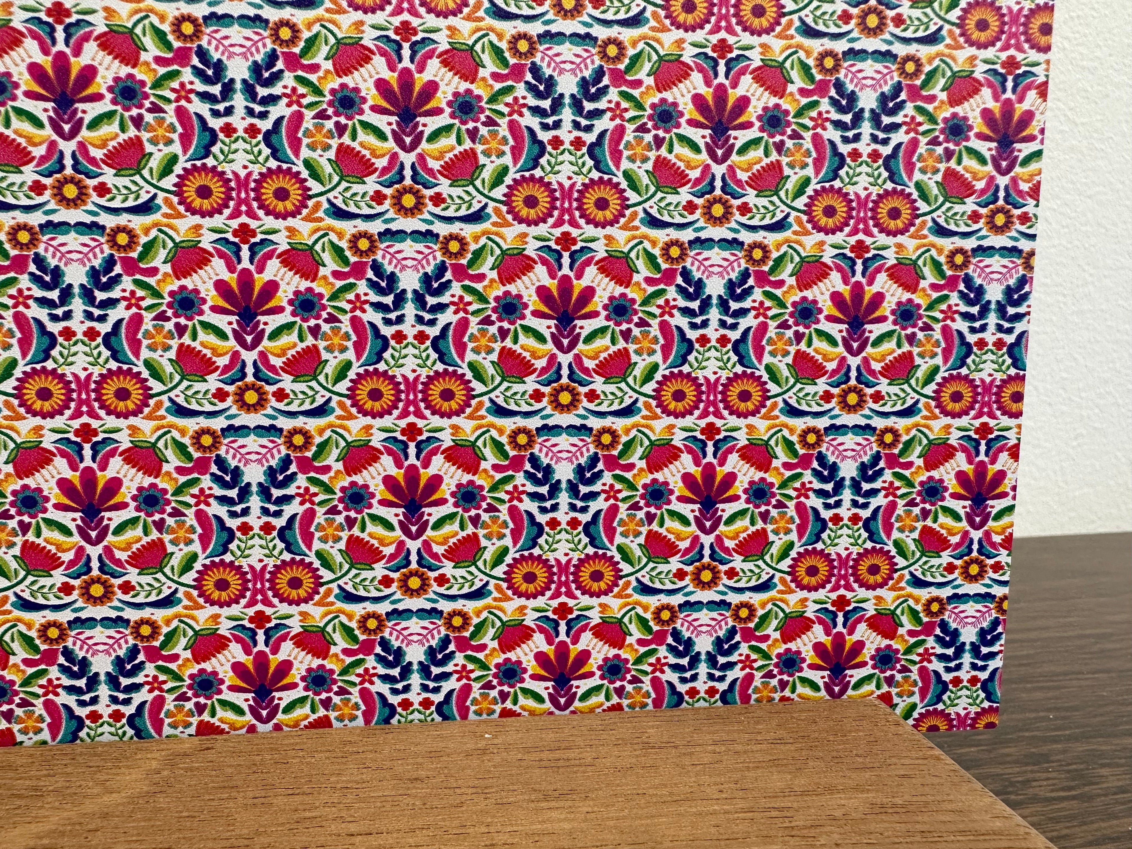 PatternPly® Full Coverage Traditional Mexican Floral sheet showing the pattern