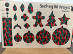 PatternPly® Full Coverage Red and Green Watercolor Trees product photo 2