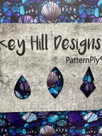 PatternPly® Full Coverage Stained Glass Seashells product photo 2