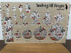 PatternPly® Scattered Cardinals and Pinecones Large product photo 2