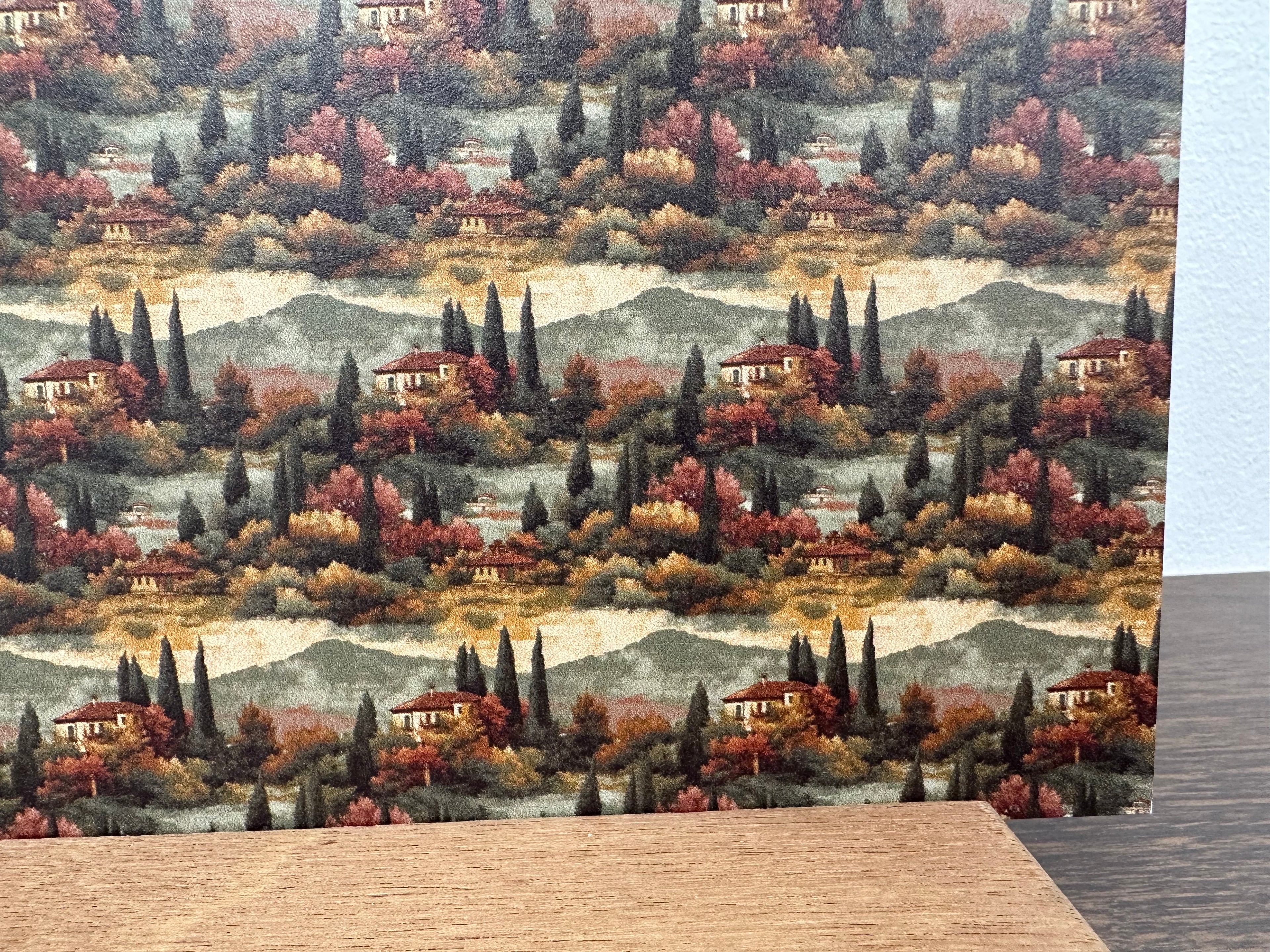 PatternPly® Full Coverage Tuscan Countryside sheet showing the pattern