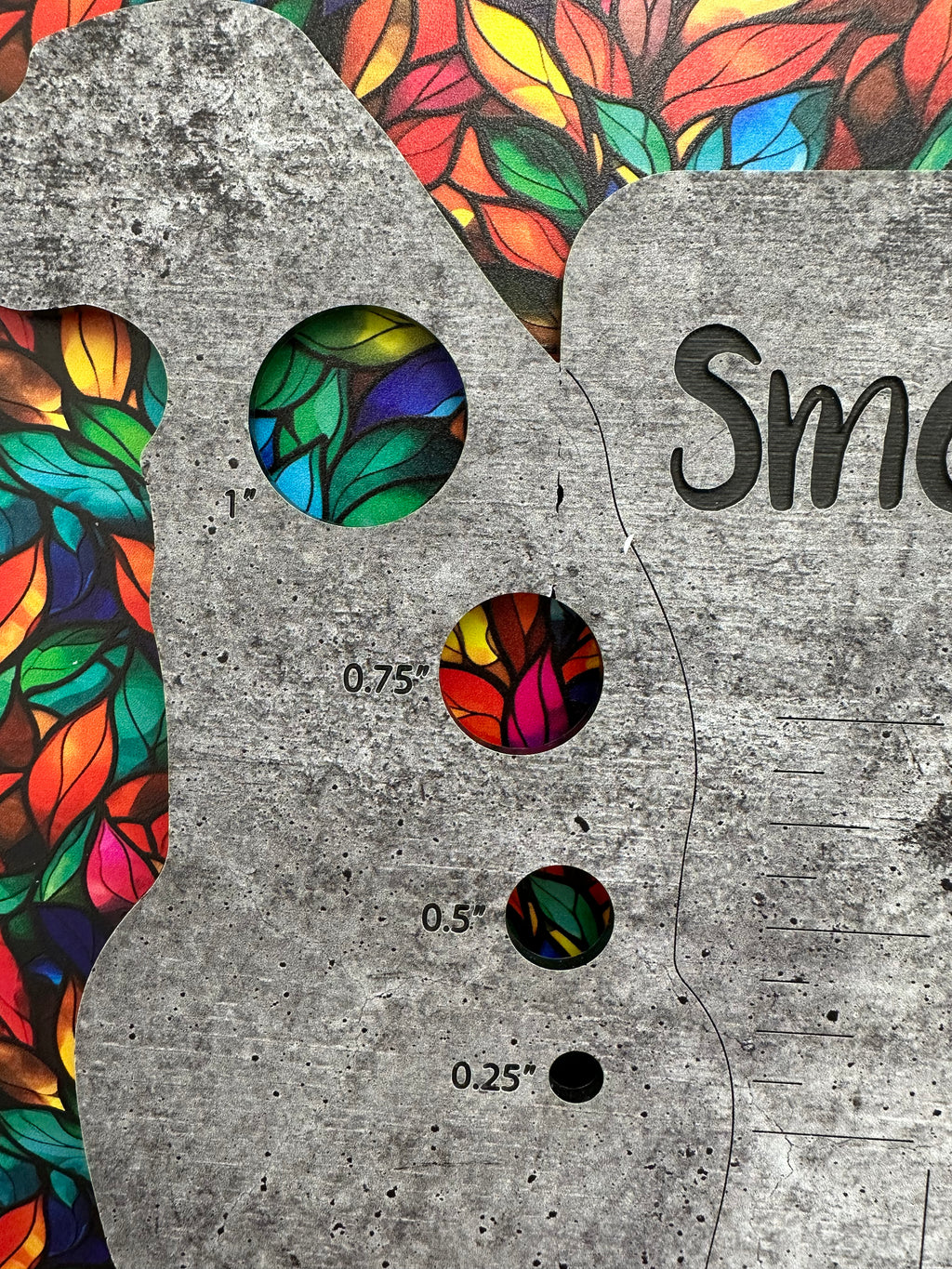 PatternPly® Full Coverage Rainbow Stained Glass Leaves product photo 4