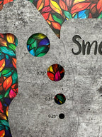 PatternPly® Full Coverage Rainbow Stained Glass Leaves product photo 4