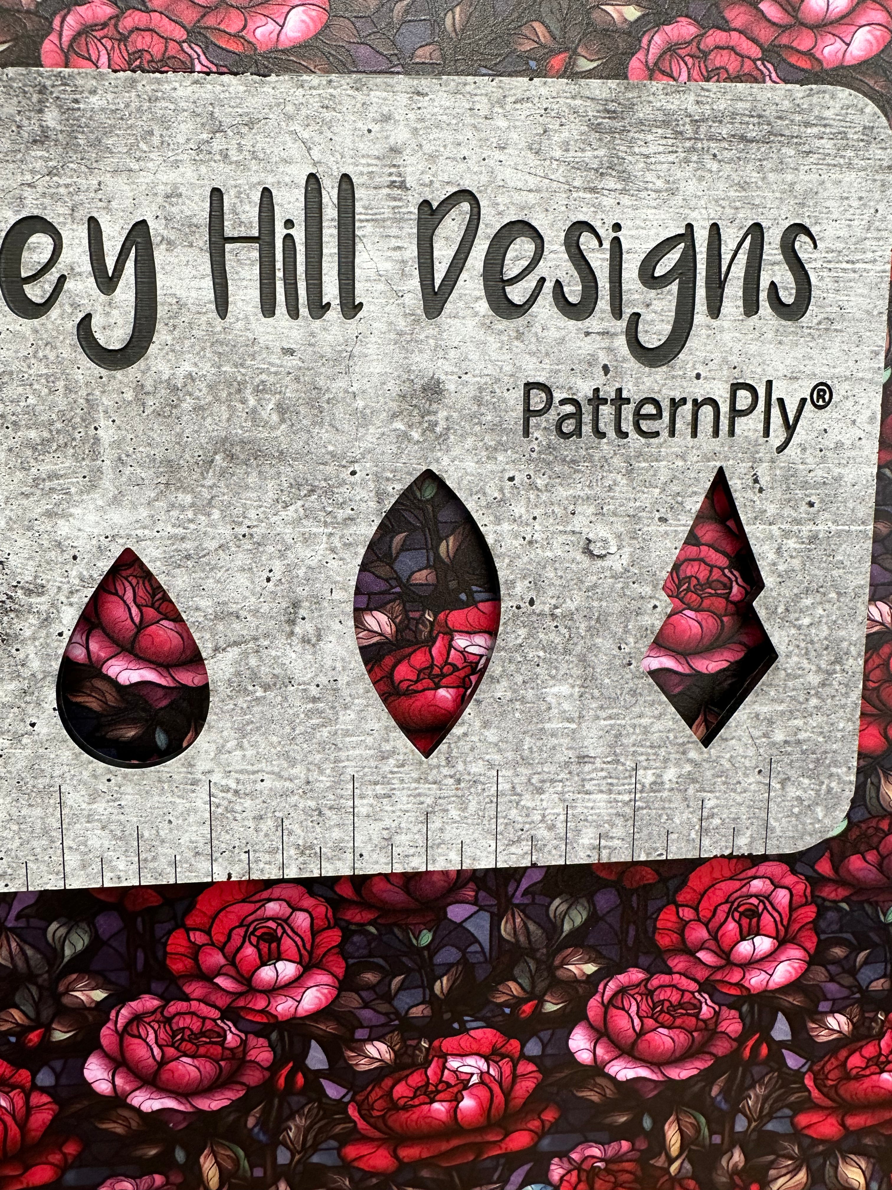 PatternPly® Full Coverage Stained Glass Roses product photo 2