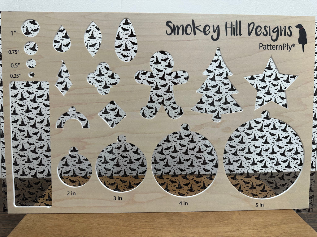 PatternPly® Scattered Witch Hats and Bats product photo 2