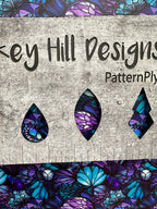 PatternPly® Full Coverage Abstract Mermaid Scales Stained Glass product photo 2