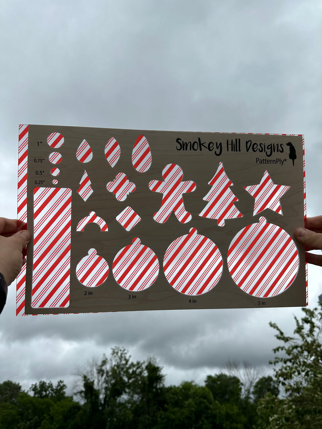 PatternPly® Transparent Red Candy Cane product photo 2