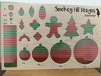 PatternPly® Scattered Micro Red and Green Chevron product photo 2