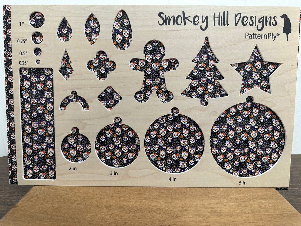 PatternPly® Full Coverage Sugar Skulls and Vines product photo 2