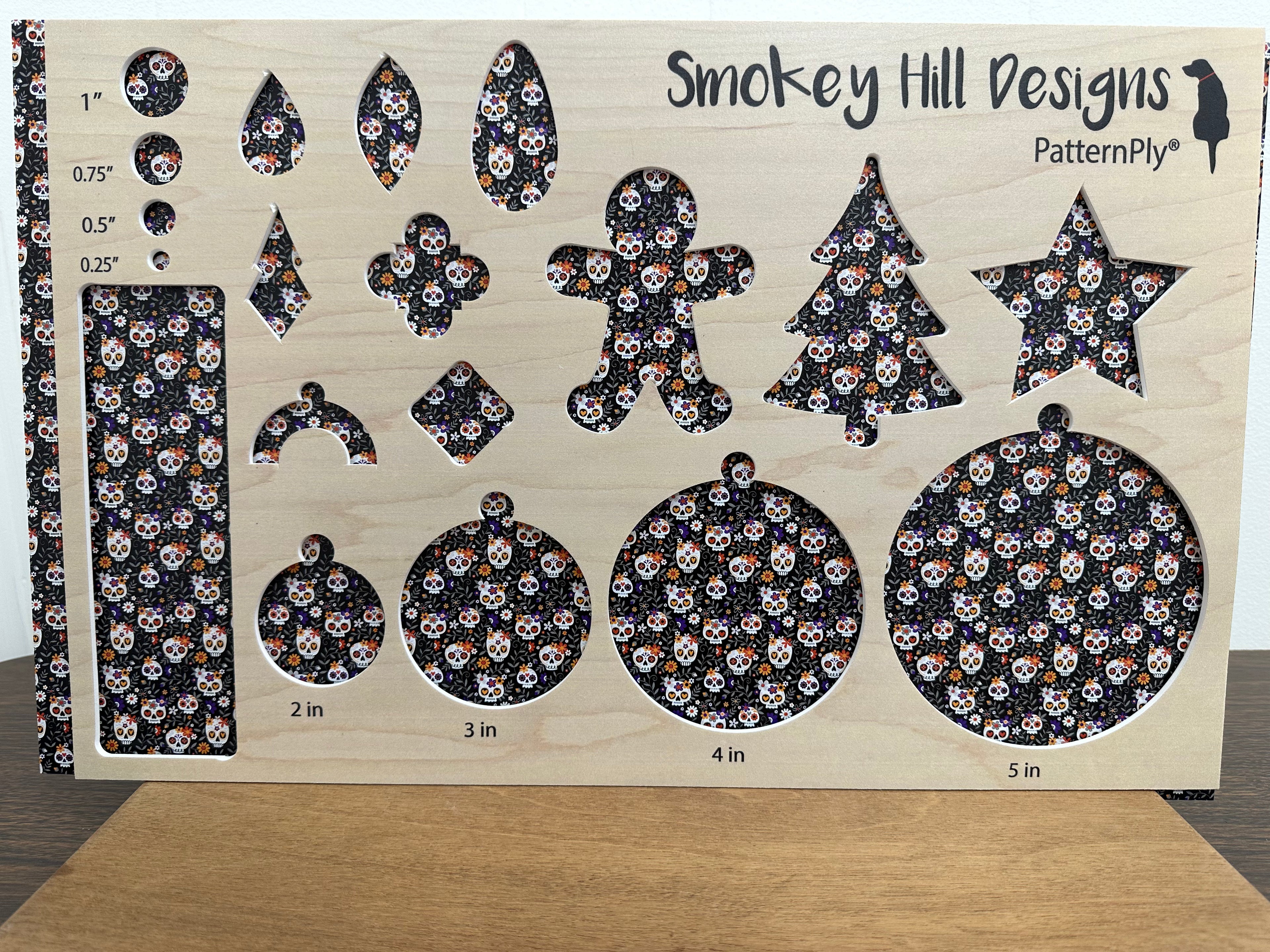 PatternPly® Full Coverage Sugar Skulls and Vines product photo 2
