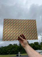 PatternPly® Transparent Fall Watercolor Christmas Trees sheet showing the pattern