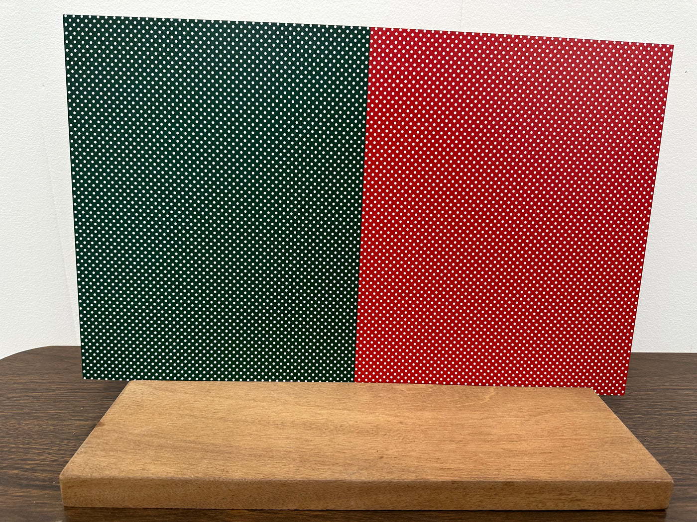 PatternPly® Red and Green Christmas Polka Dot Duo