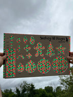 PatternPly® Transparent Christmas Graffiti product photo 2