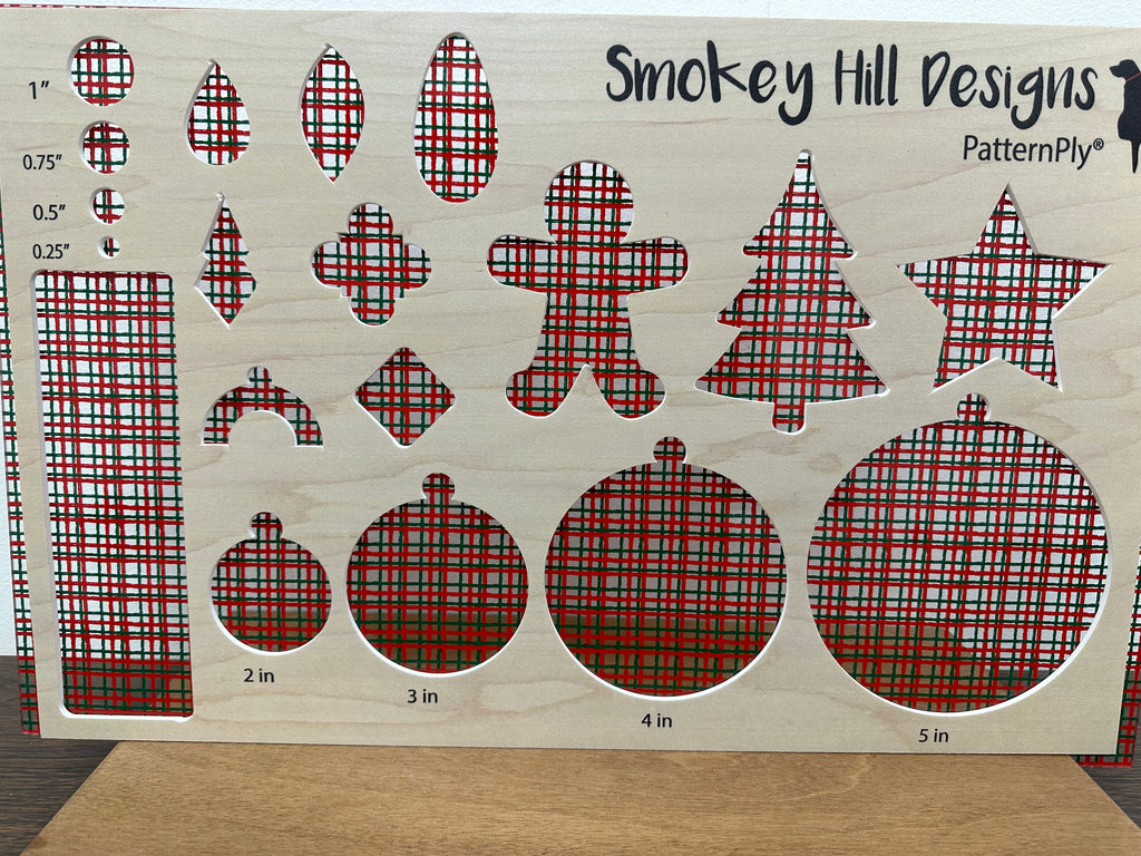 PatternPly® Scattered Red and Green Plaid product photo 2