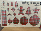 PatternPly® Scattered Red and Green Plaid product photo 2