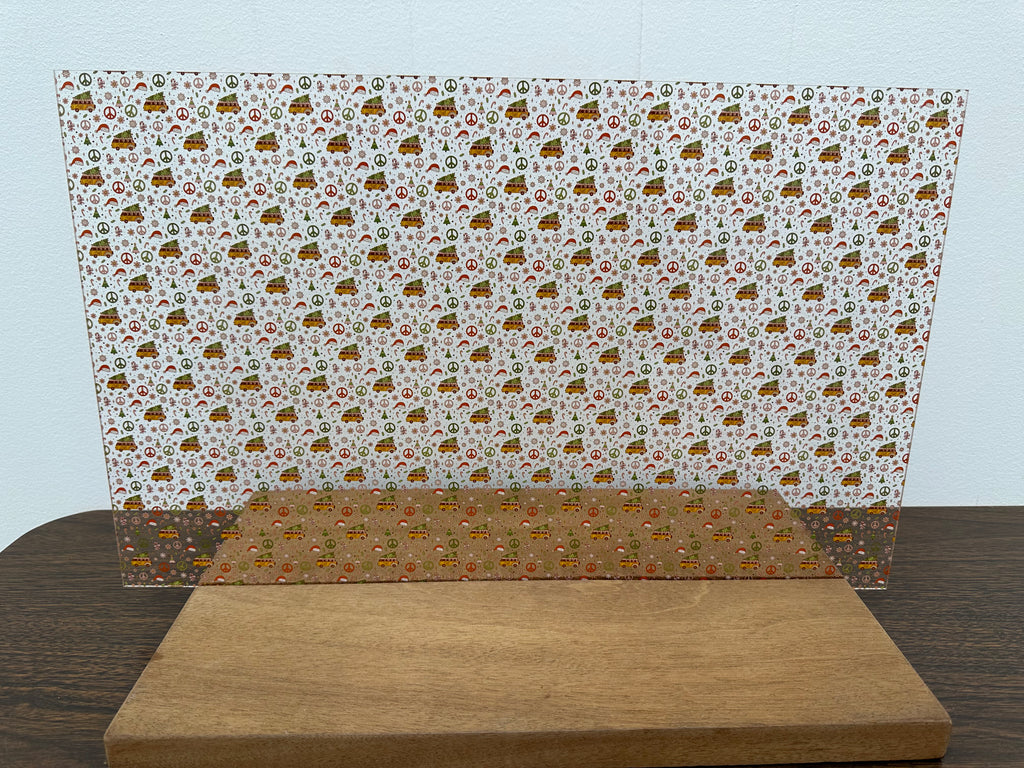 PatternPly® Scattered Hippie Christmas Buses product photo 3