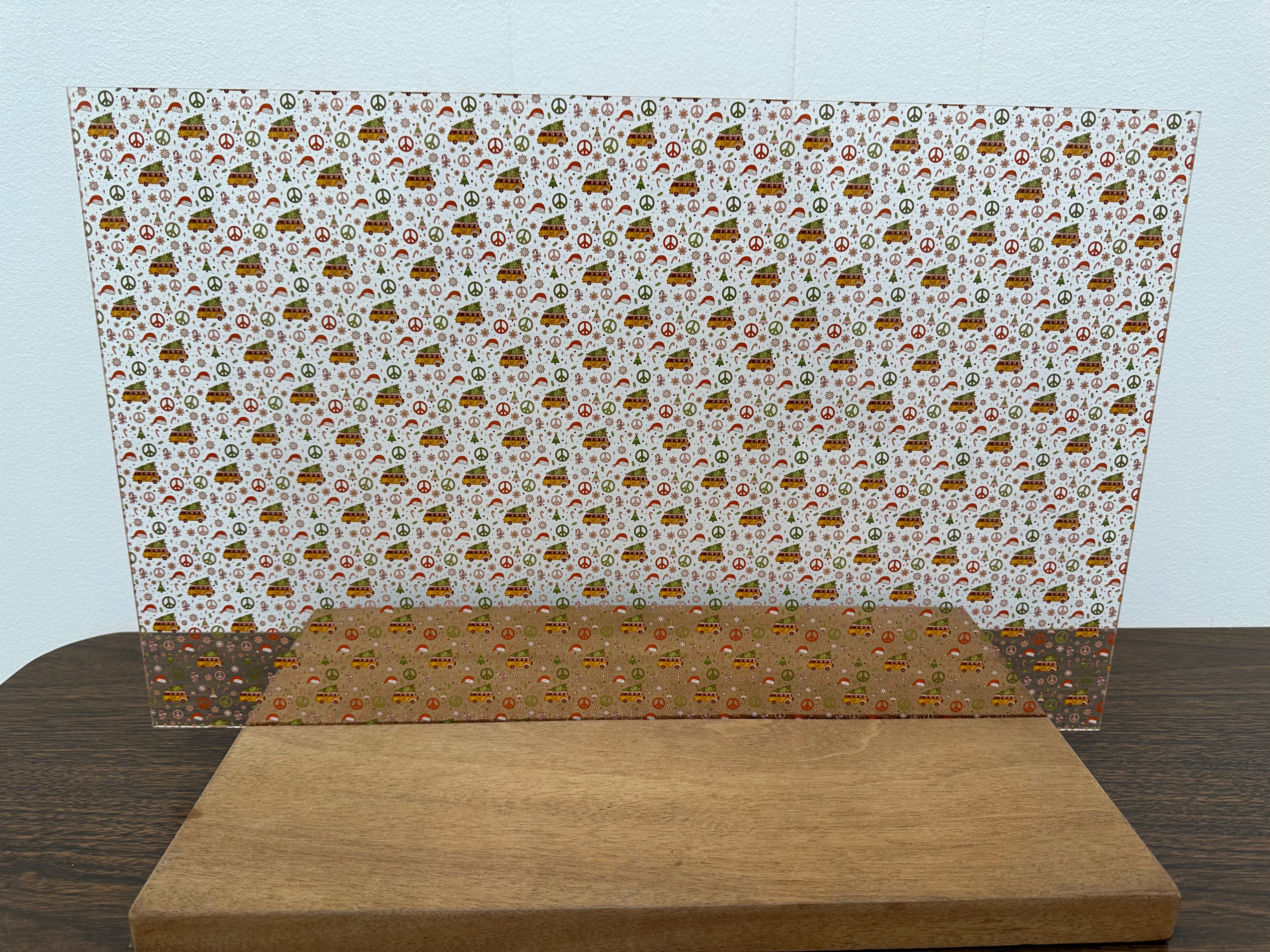 PatternPly® Scattered Hippie Christmas Buses product photo 3