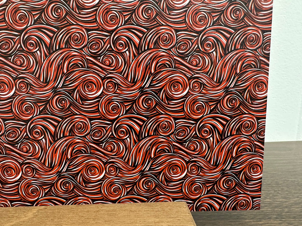 PatternPly® Full Coverage Micro Halloween Swirls sheet showing the pattern