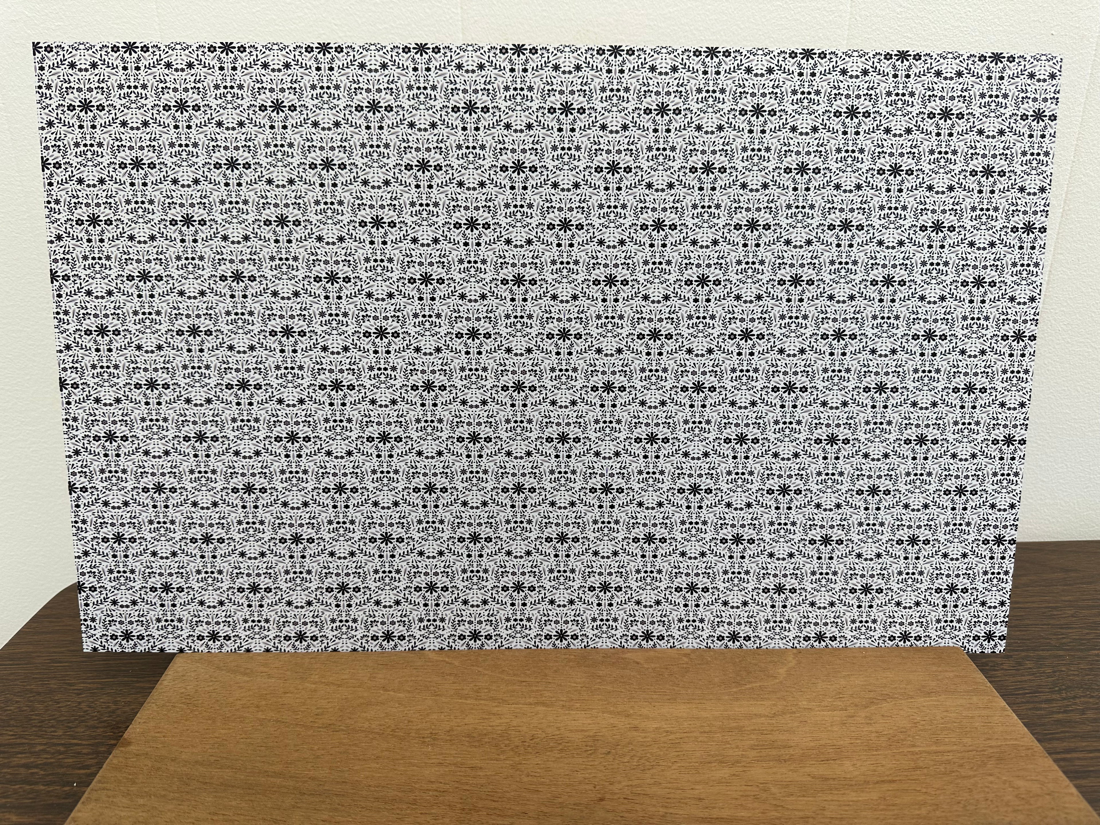 PatternPly® Full Coverage Grayscale Floral product photo 3