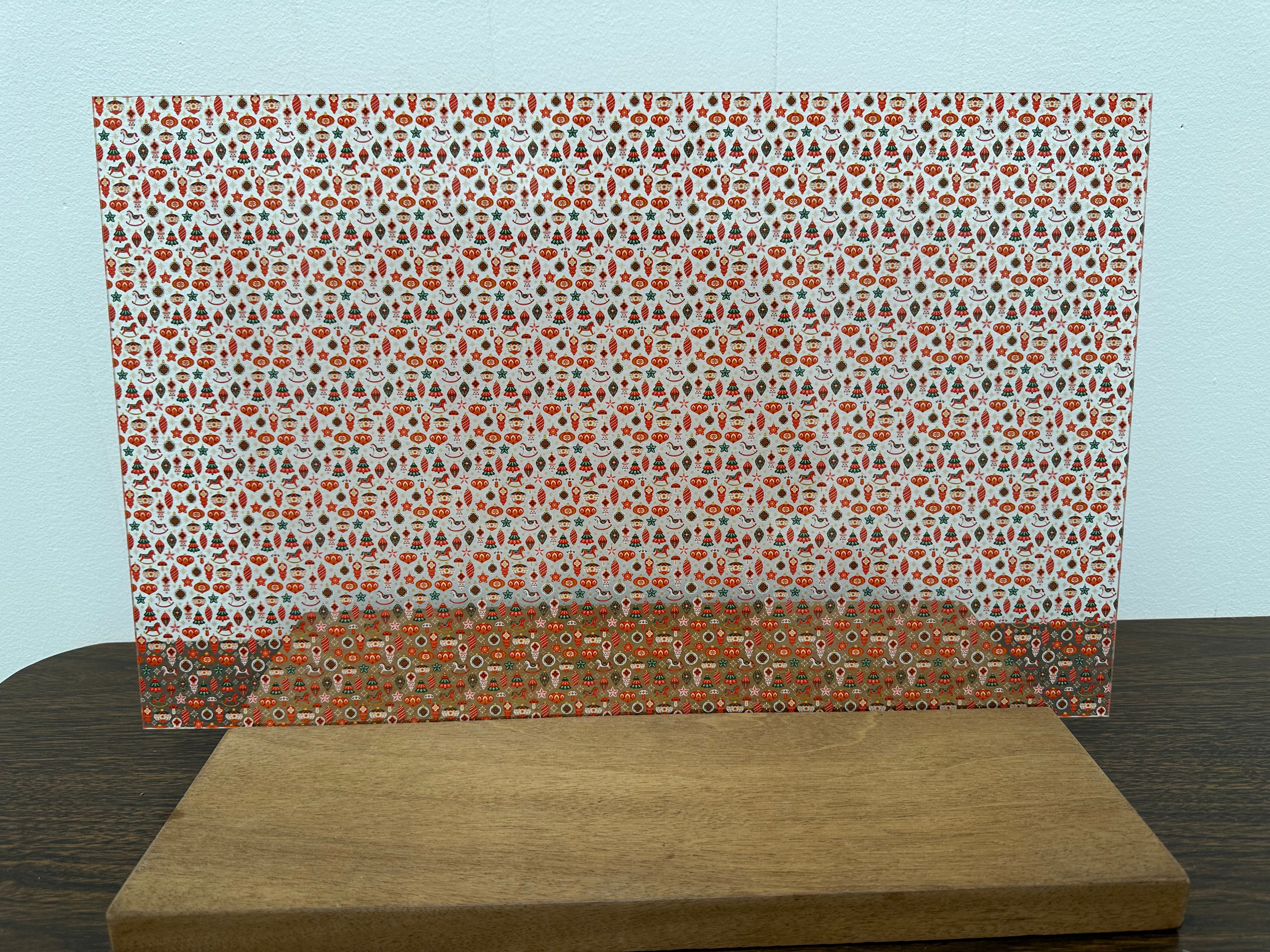 PatternPly® Scattered Red, White, and Green Ornaments product photo 3