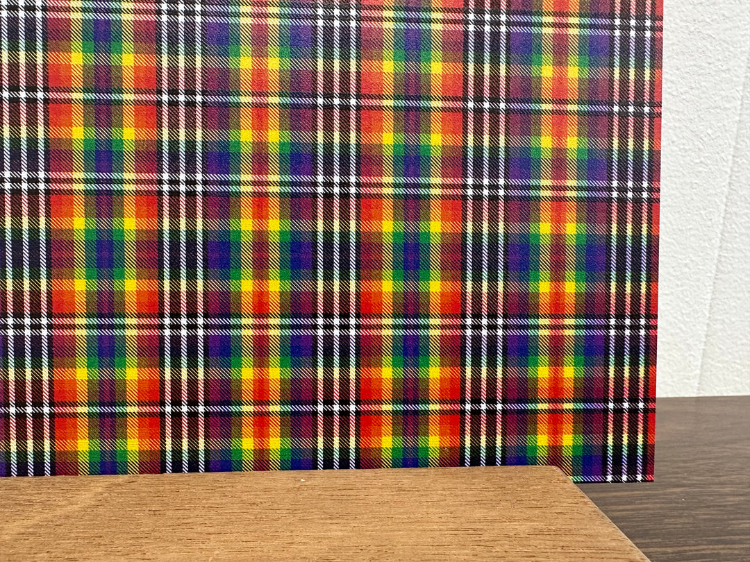 PatternPly® Rainbow Plaid