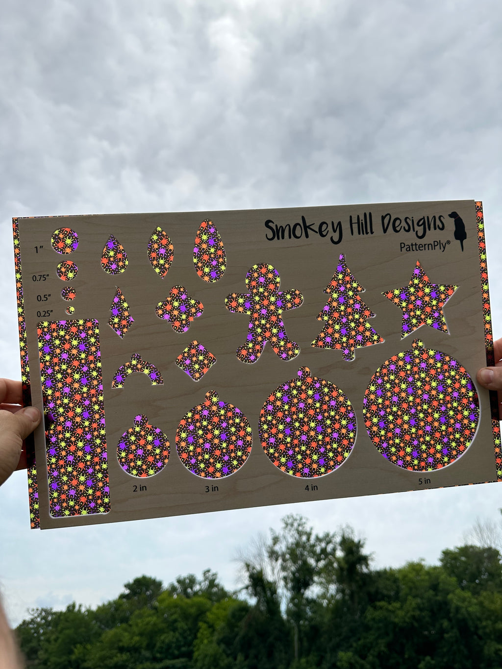 PatternPly® Transparent Colorful Spiders product photo 2
