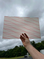 PatternPly® Transparent Frosted Holiday Snack Cake sheet showing the pattern