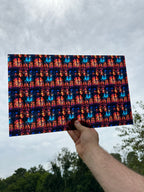 PatternPly® Transparent Stained Glass Ironwork sheet showing the pattern