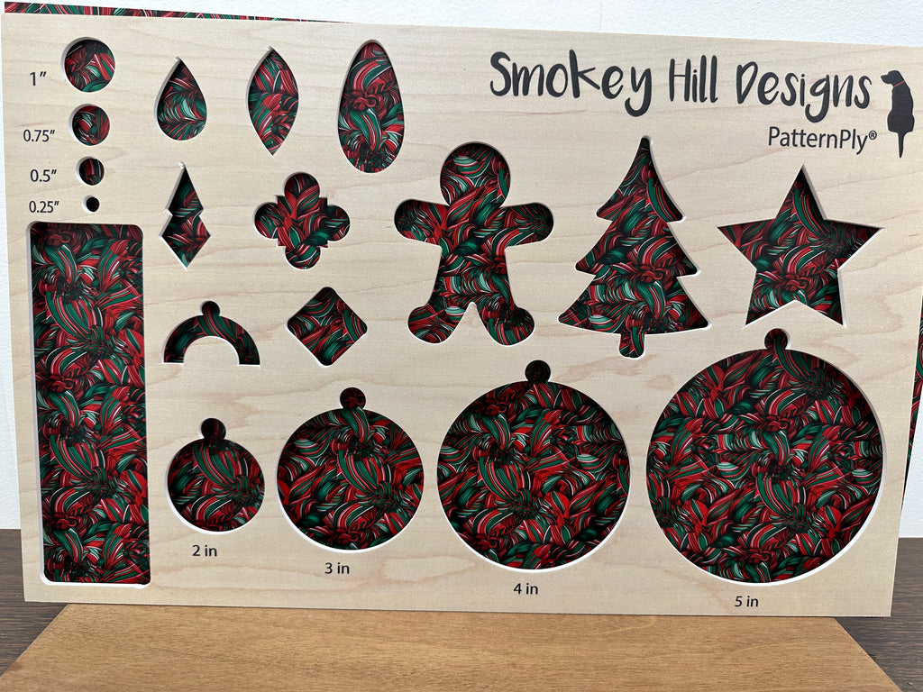 PatternPly® Full Coverage Red and Green Ribbons product photo 2