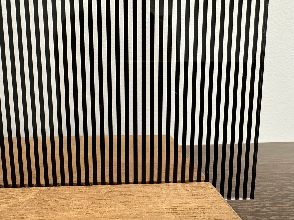 PatternPly® Scattered Vertical Stripes BLACK sheet showing the pattern