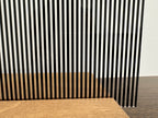 PatternPly® Scattered Vertical Stripes BLACK sheet showing the pattern