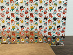 PatternPly® Scattered Micro Christmas Cats sheet showing the pattern