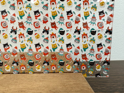 PatternPly® Scattered Micro Christmas Cats