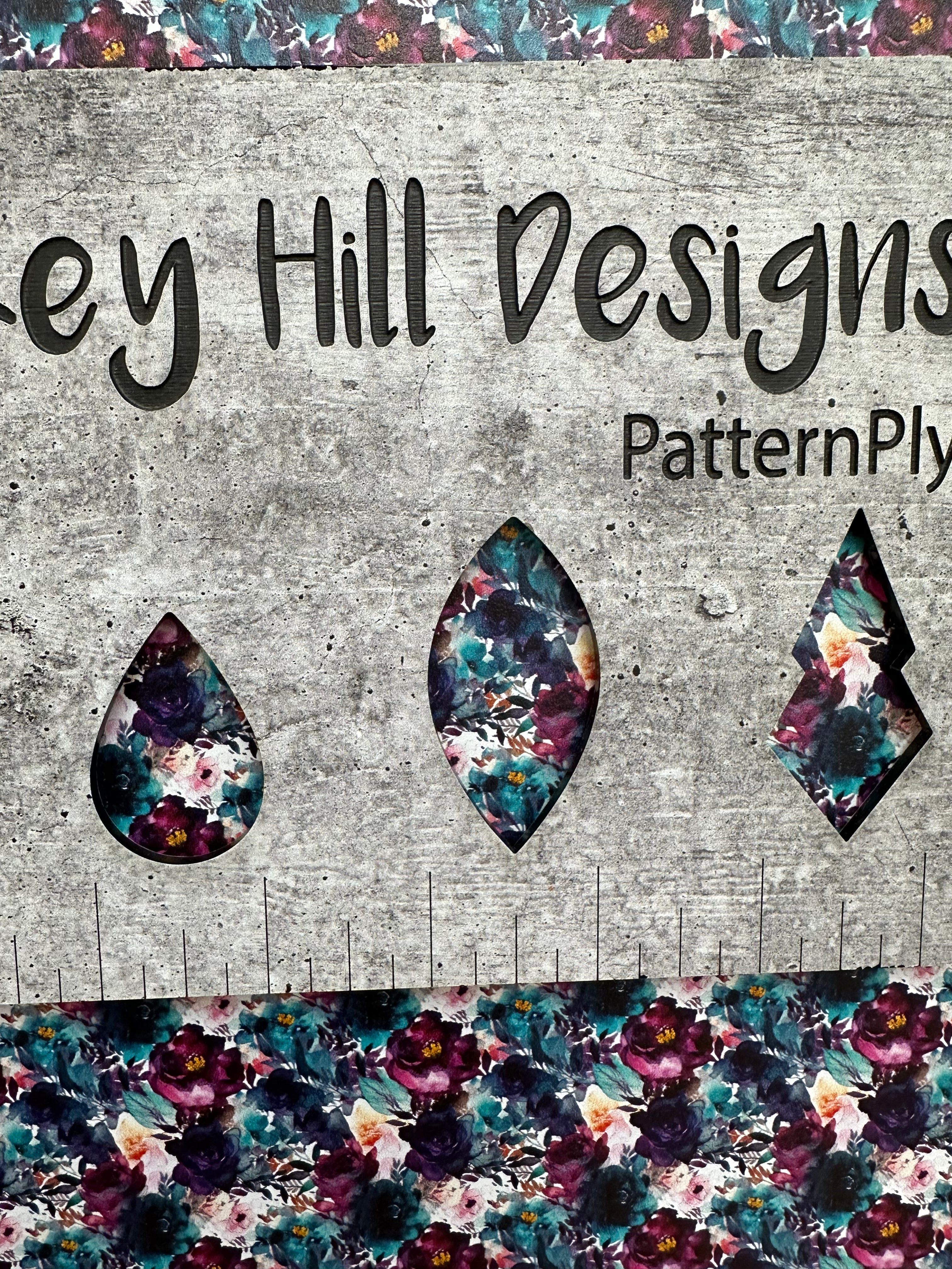 PatternPly® Full Coverage Jewel Tone Watercolor Floral product photo 2