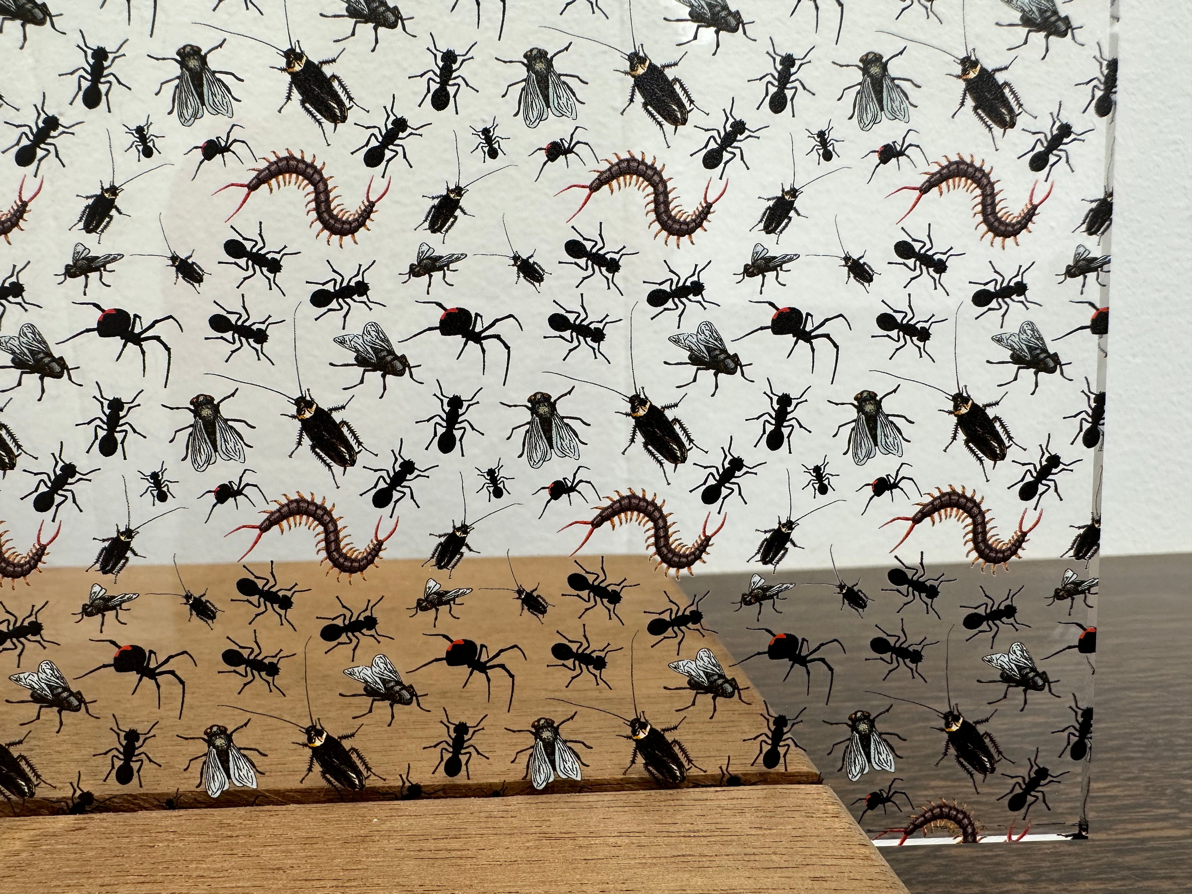 PatternPly® Scattered Creepy Crawlies sheet showing the pattern