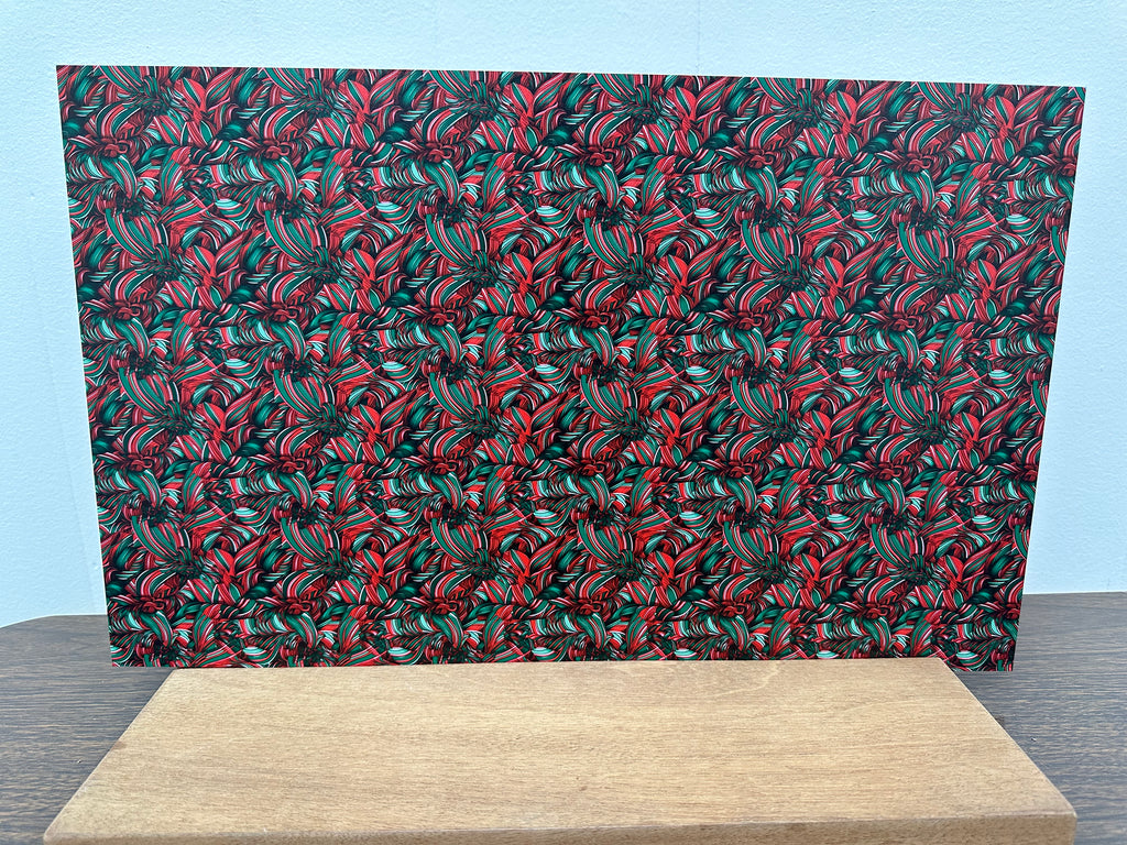 PatternPly® Full Coverage Red and Green Ribbons product photo 3