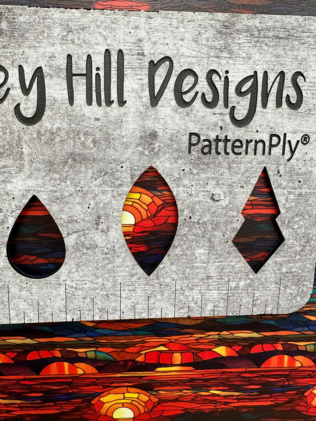 PatternPly® Full Coverage Stained Glass Sunset product photo 2