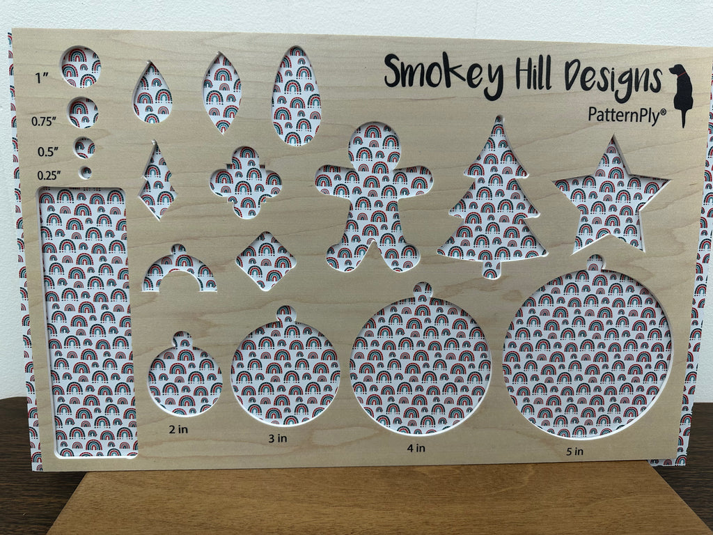 PatternPly® Full Coverage Micro Christmas Rainbows product photo 2