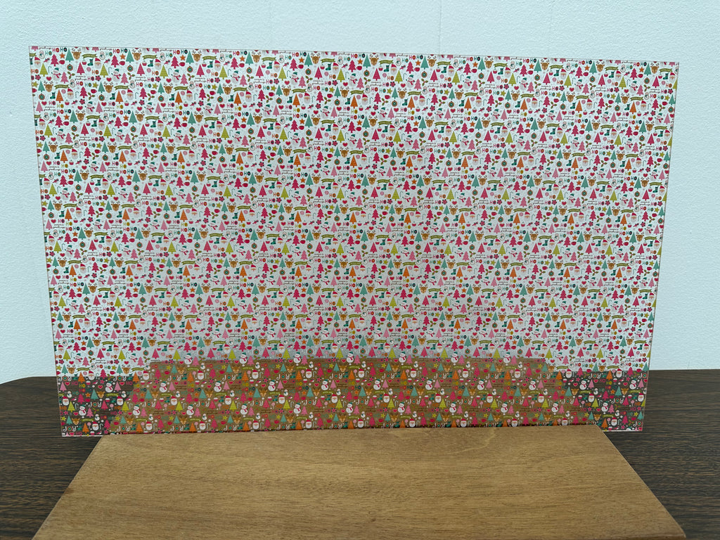 PatternPly® Scattered Snowmen, Santas, and Christmas Treats product photo 3