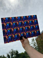 PatternPly® Transparent Sunset Window sheet showing the pattern