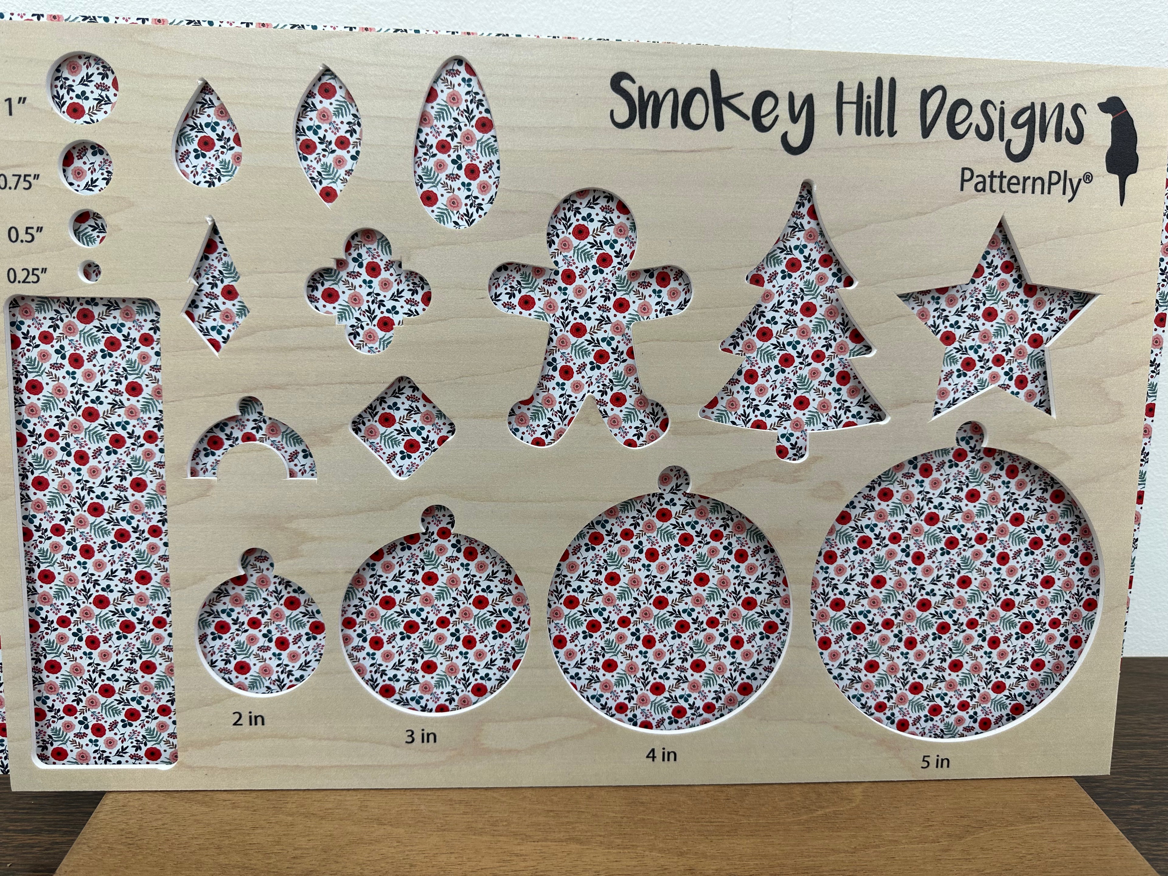 PatternPly® Full Coverage Micro Cartoon Christmas Floral product photo 2