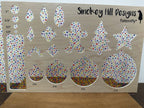 PatternPly® Scattered Micro Rainbow Snowflakes product photo 2