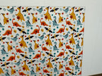 PatternPly® Scattered Halloween Dinosaurs sheet showing the pattern