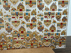 PatternPly® Scattered Micro Gingerbread Houses sheet showing the pattern