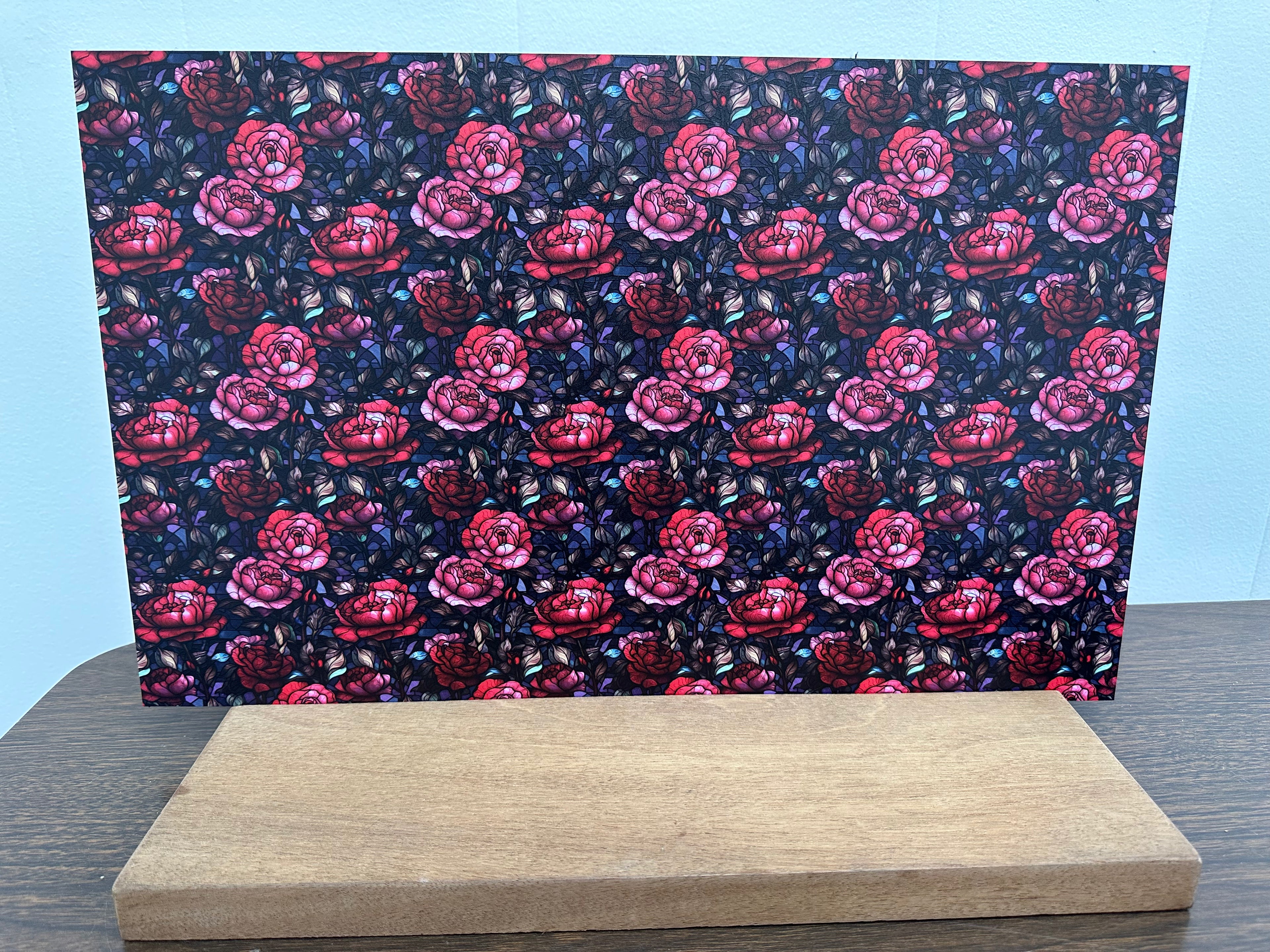 PatternPly® Full Coverage Stained Glass Roses product photo 3