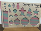 PatternPly® Full Coverage Micro Red and Green Chevron product photo 2